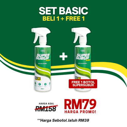PAKEJ BASIC (1 Botol + FREE 1 Botol)